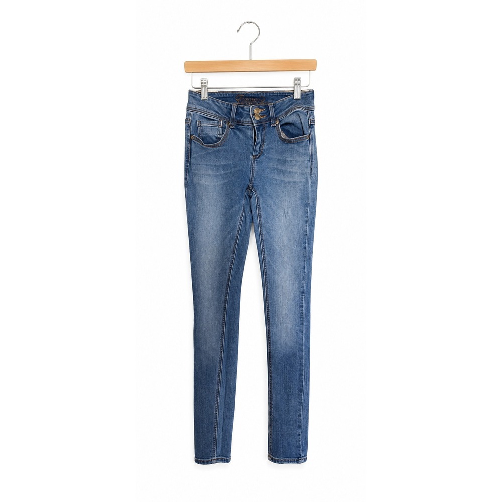 Delia's Womens Juniors Jeans Size 0 Short Skinny 0S Jayden Blue Denim Y2K